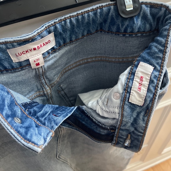 Lucky brand Midi Skirt in faded wash size 4/27 - Picture 5 of 5